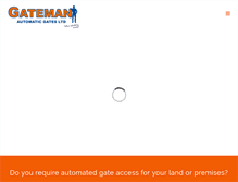 Tablet Screenshot of gateman.co.nz